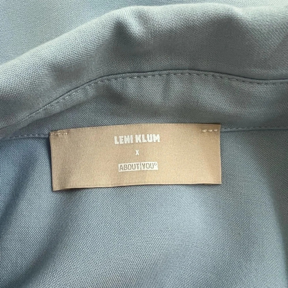 Leni Klum x About You Women's Long Sleeve Button Down Oversize Viscose Shirt M/L - Picture 13 of 14